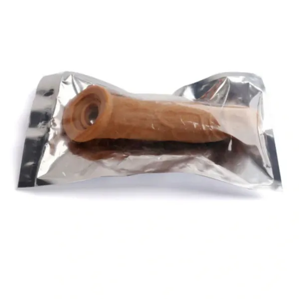 Brown_Realistic_Penis_Sleeve_6_Inches