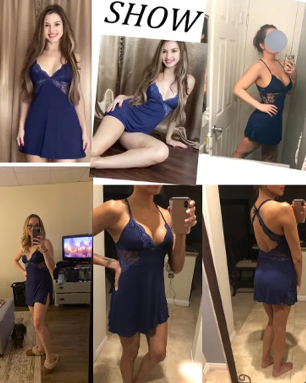 Women_Lingerie_Lace_Nightgown_Chemise_Spaghetti_Strap_Babydoll_Modal_Sleepwear_V-Neck_Full_Slip_Side_Slit_Nightwear