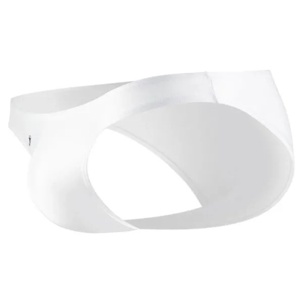 White_Microfiber_Bikini_Lingerie_For_Men