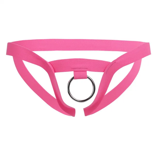 Light_Pink_Elastic_Harness_Lingerie_For_Men