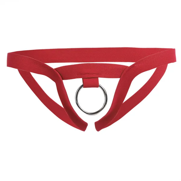 Red_Elastic_Harness_Lingerie_For_Men