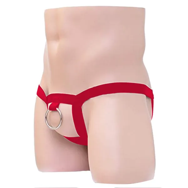 Red_Elastic_Harness_Lingerie_For_Men