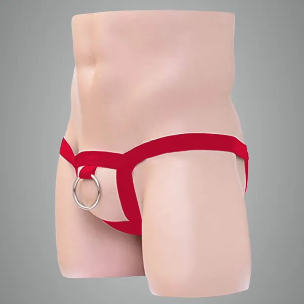 Red_Elastic_Harness_Lingerie_For_Men