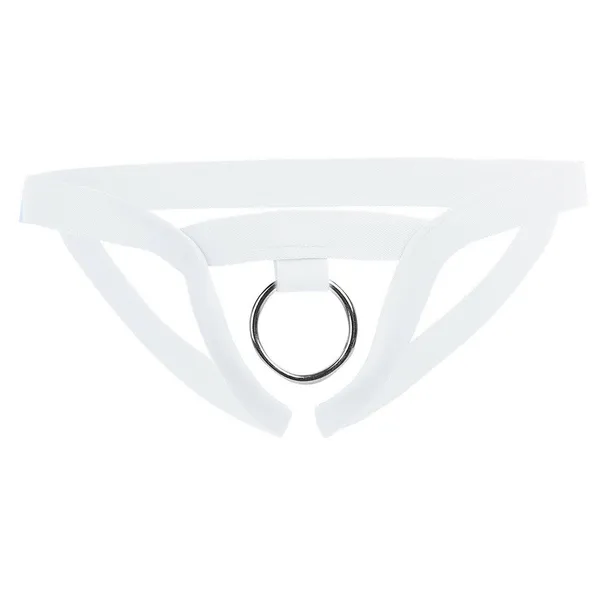 White_Elastic_Harness_Lingerie_For_Men