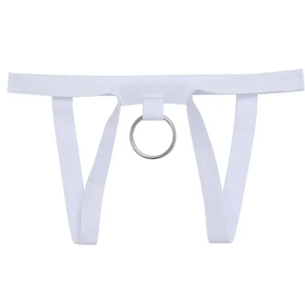 White_Elastic_Harness_Lingerie_For_Men