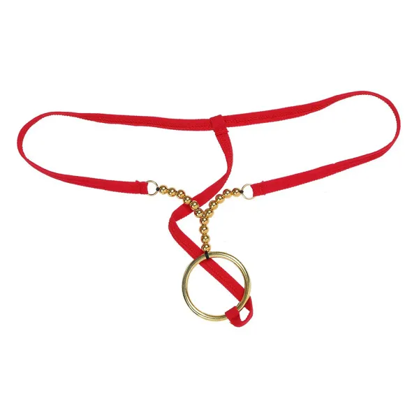Red_Elastic_Harness_Lingerie_For_Men