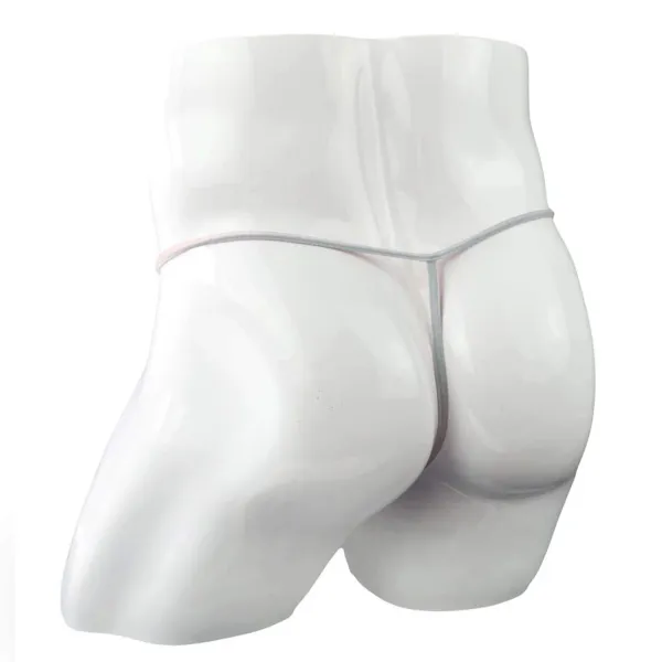 White_Power_Net_G_String_Lingerie_For_Men