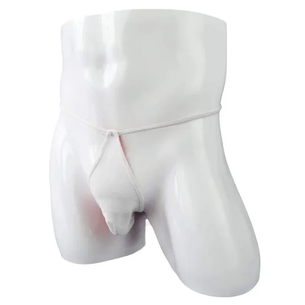 White_Power_Net_G_String_Lingerie_For_Men