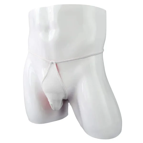 White_Power_Net_G_String_Lingerie_For_Men