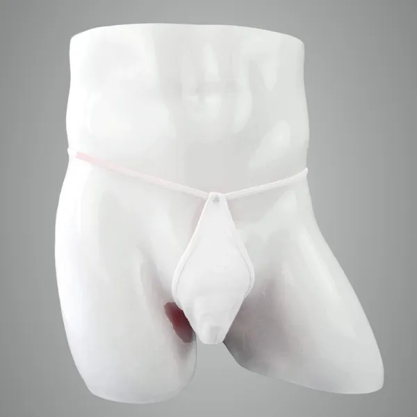 White_Power_Net_G_String_Lingerie_For_Men