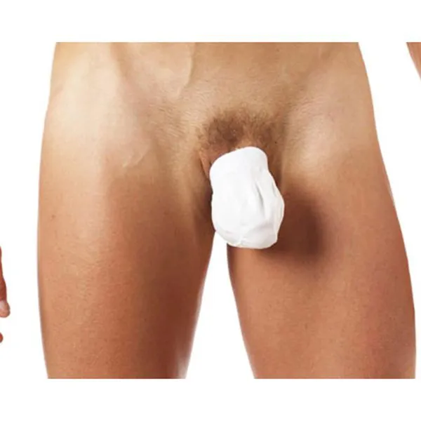 White_Microfiber_Pouch_Lingerie_For_Men