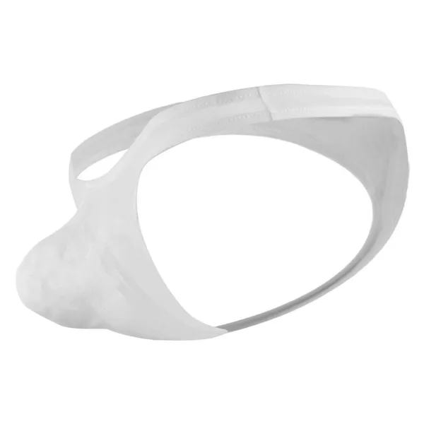 White_Microfiber_Thong_Lingerie_For_Men