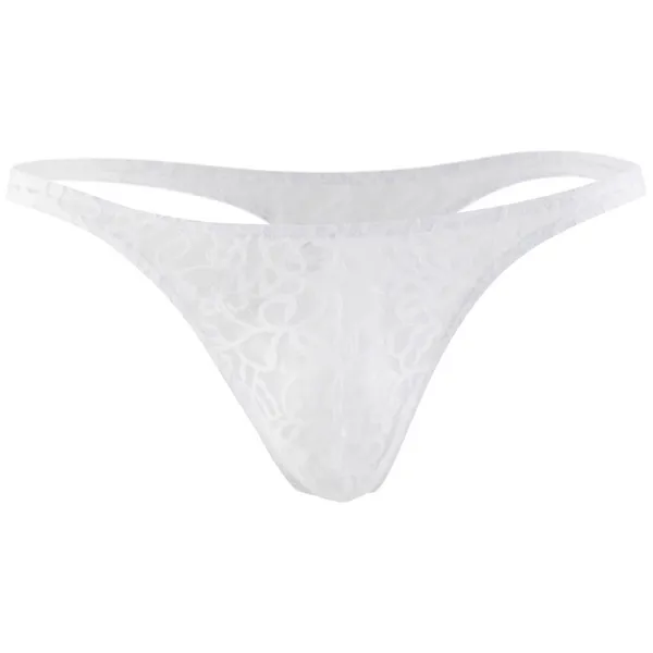 White_Lace_Fabric_G_String_Lingerie_For_Men