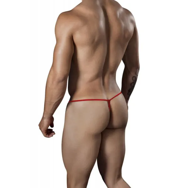 Red_Lace_Fabric_G_String_Lingerie_For_Men
