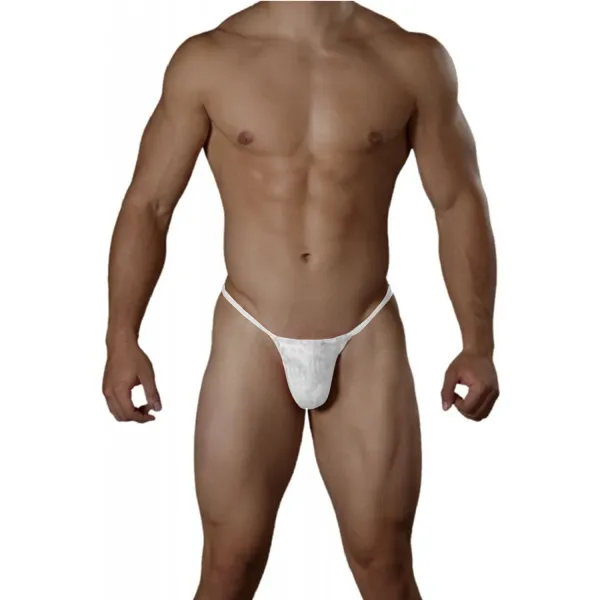 White_Lace_Fabric_G_String_Lingerie_For_Men