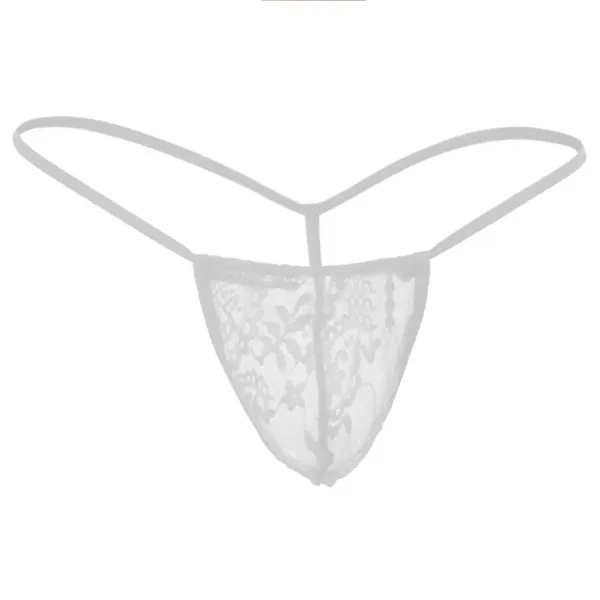 White_Lace_Fabric_G_String_Lingerie_For_Men