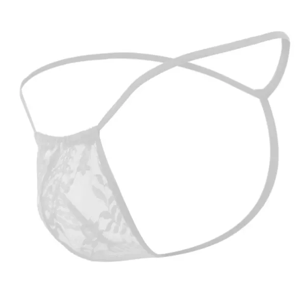 White_Lace_Fabric_G_String_Lingerie_For_Men
