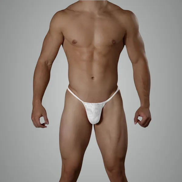 White_Lace_Fabric_G_String_Lingerie_For_Men