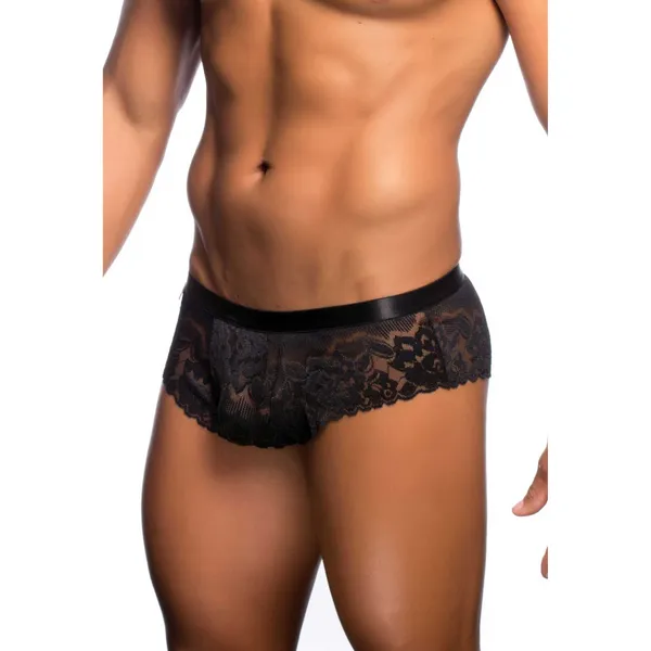 Black_Lycra_Lace_Boxer_Lingerie_For_Men