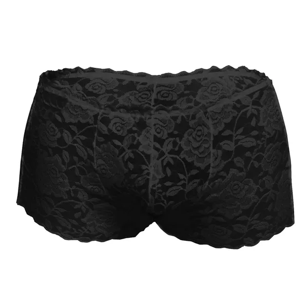 Black_Lycra_Lace_Boxer_Lingerie_For_Men