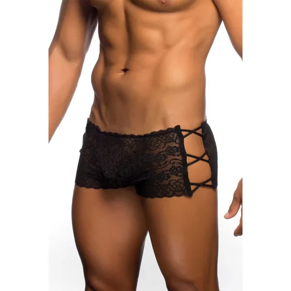 Black_Lycra_Lace_Boxer_Lingerie_For_Men