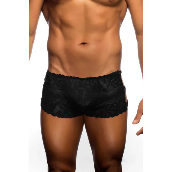 Black_Lycra_Lace_Boxer_Lingerie_For_Men