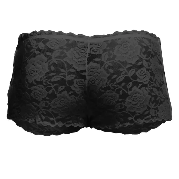 Black_Lycra_Lace_Boxer_Lingerie_For_Men