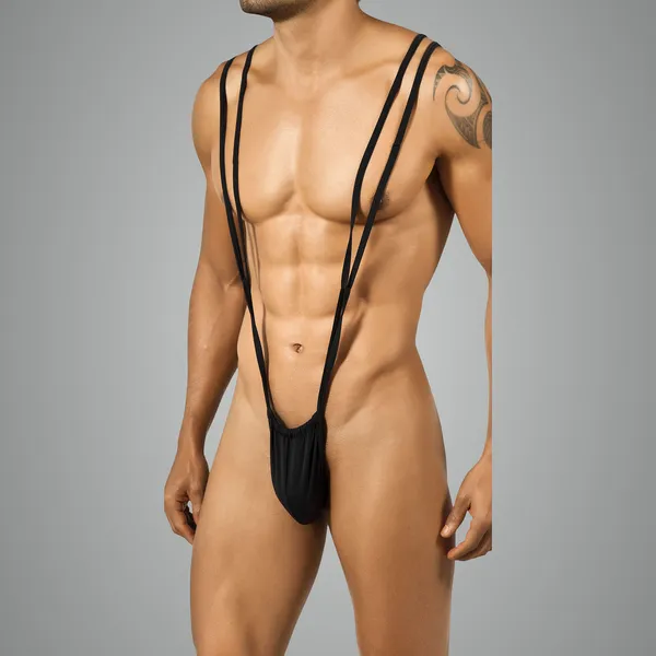 Black_Microfiber_Monokini_Lingerie_For_Men