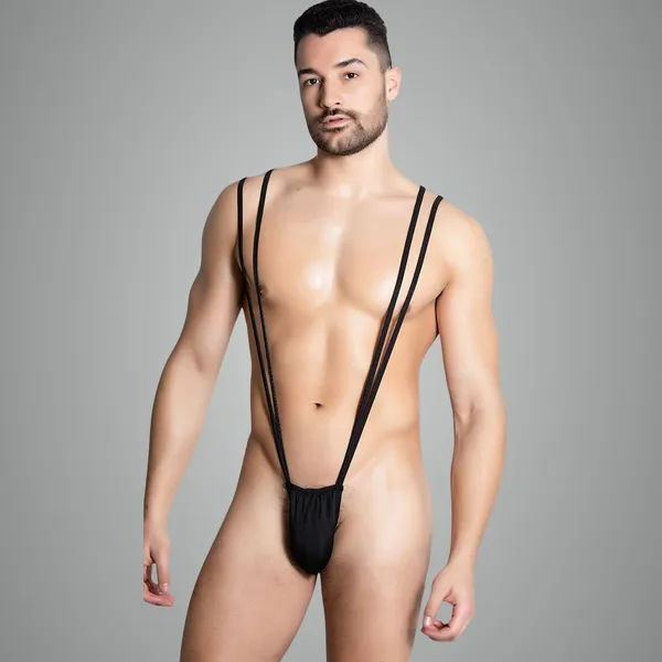 Black_Microfiber_Monokini_Lingerie_For_Men