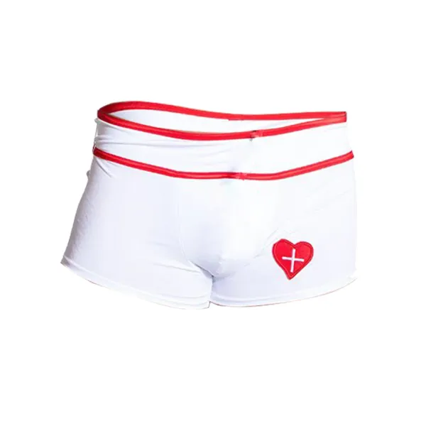 White_Microfiber_Costume_Lingerie_For_Men