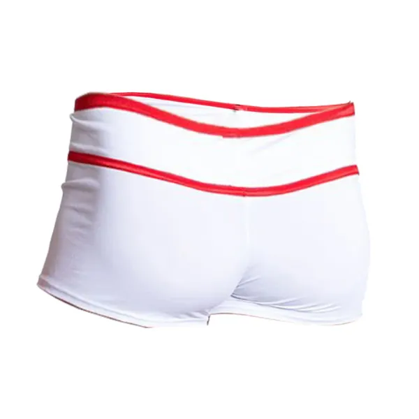 White_Microfiber_Costume_Lingerie_For_Men