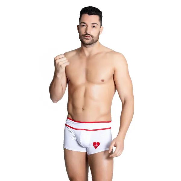 White_Microfiber_Costume_Lingerie_For_Men