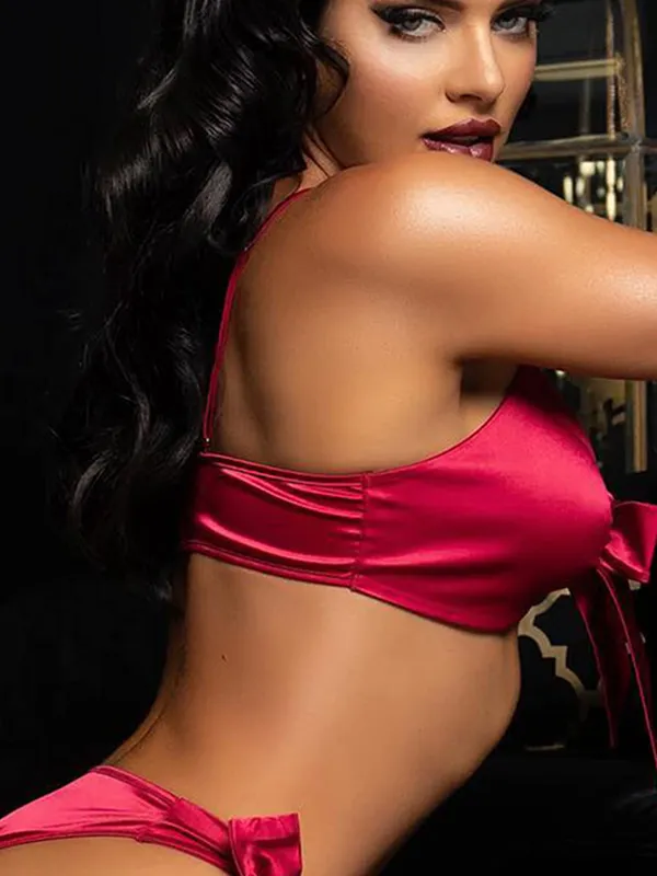 Babydoll_Bikini_Set|_Non-Padded_Bra_&_Panty|Nightwear/Lingerie/Negligee_|Hot_&_Sexy_for_Couples_Honeymoon/First_Night/Anniversary_|for_Women/Ladies/Girls.