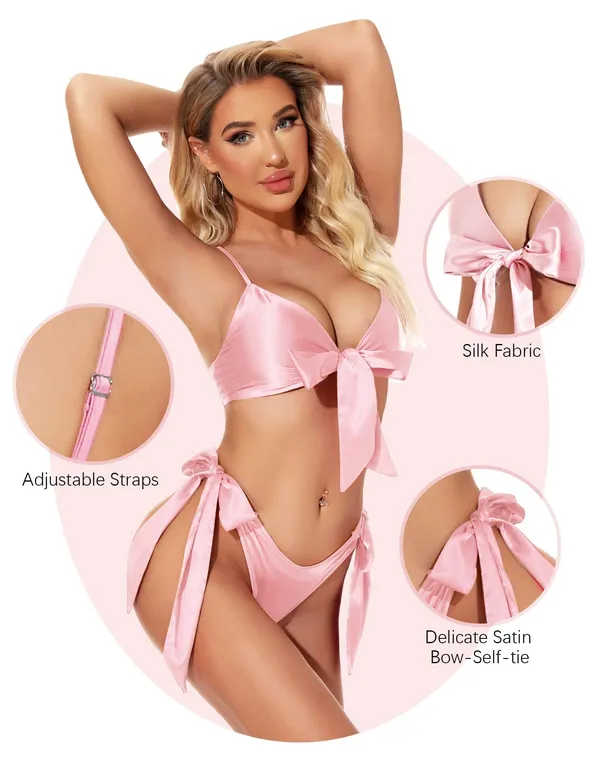 Babydoll_Bikini_Set|_Non-Padded_Bra_&_Panty|Nightwear/Lingerie/Negligee_|Hot_&_Sexy_for_Couples_Honeymoon/First_Night/Anniversary_|for_Women/Ladies/Girls.