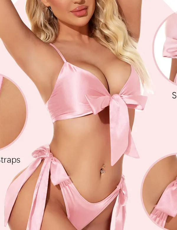 Babydoll_Bikini_Set|_Non-Padded_Bra_&_Panty|Nightwear/Lingerie/Negligee_|Hot_&_Sexy_for_Couples_Honeymoon/First_Night/Anniversary_|for_Women/Ladies/Girls.