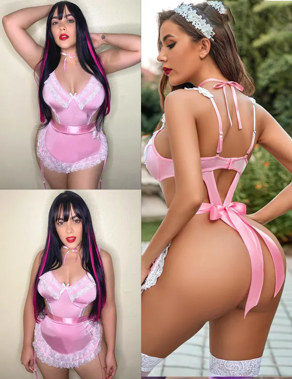 Womens_Lingerie_Sets_Lace_V_Neck_Teddy_Babydoll