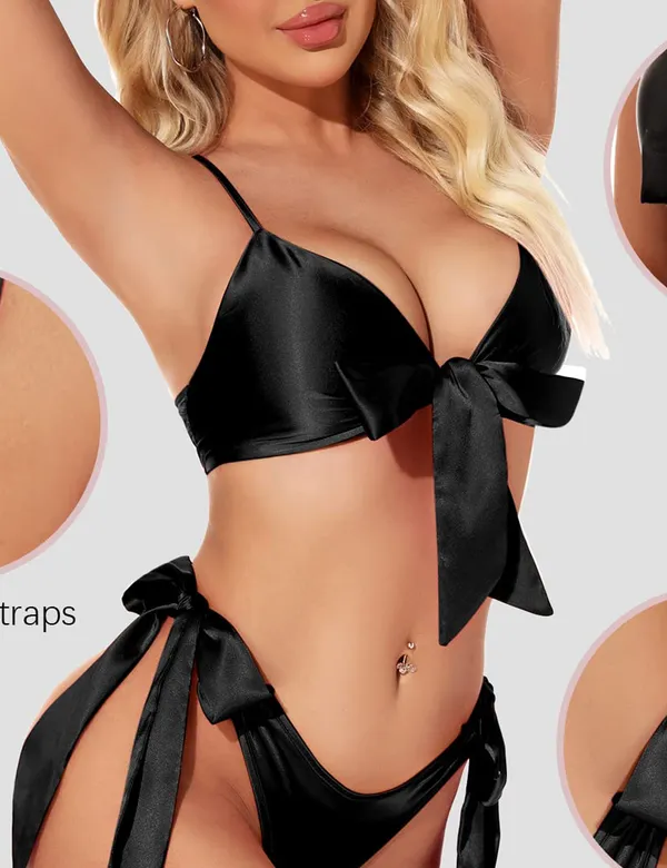 Babydoll_Bikini_Set|_Non-Padded_Bra_&_Panty|Nightwear/Lingerie/Negligee_|Hot_&_Sexy_for_Couples_Honeymoon/First_Night/Anniversary_|for_Women/Ladies/Girls.