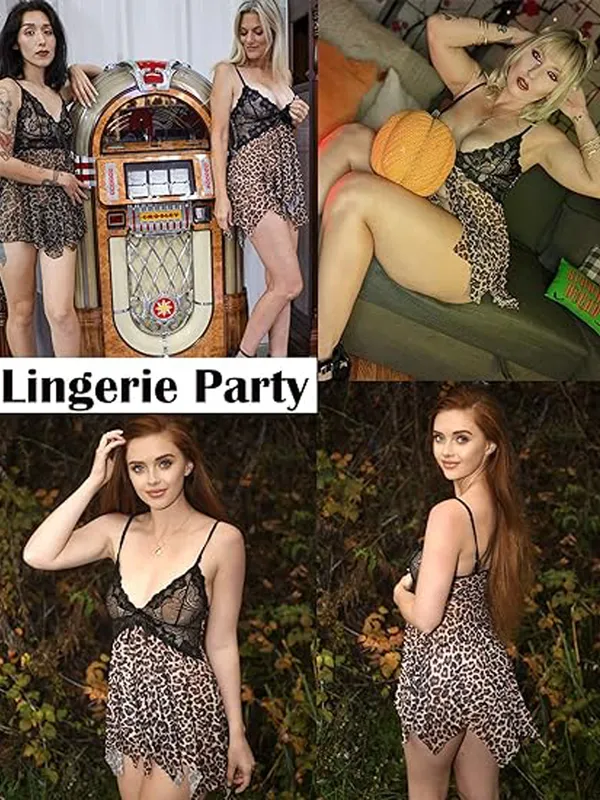 Floral_Babydoll_Lingerie_Set,_Blue_Daisy_Print_with_White_Lace_Trim,_Asymmetric_Hem