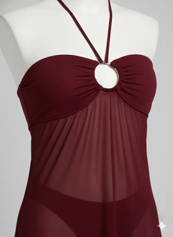 Cover_Dress_Sexy_Mesh_Split_Swimsuit_Women_Summer_One_Shoulder_Hollow_Out_Girl_Beach_Style_Bikini