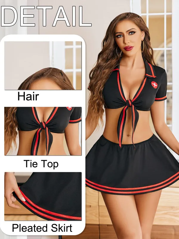Solid_2-Piece_Nightwear_Baby_Doll_Lingerie_for_Women