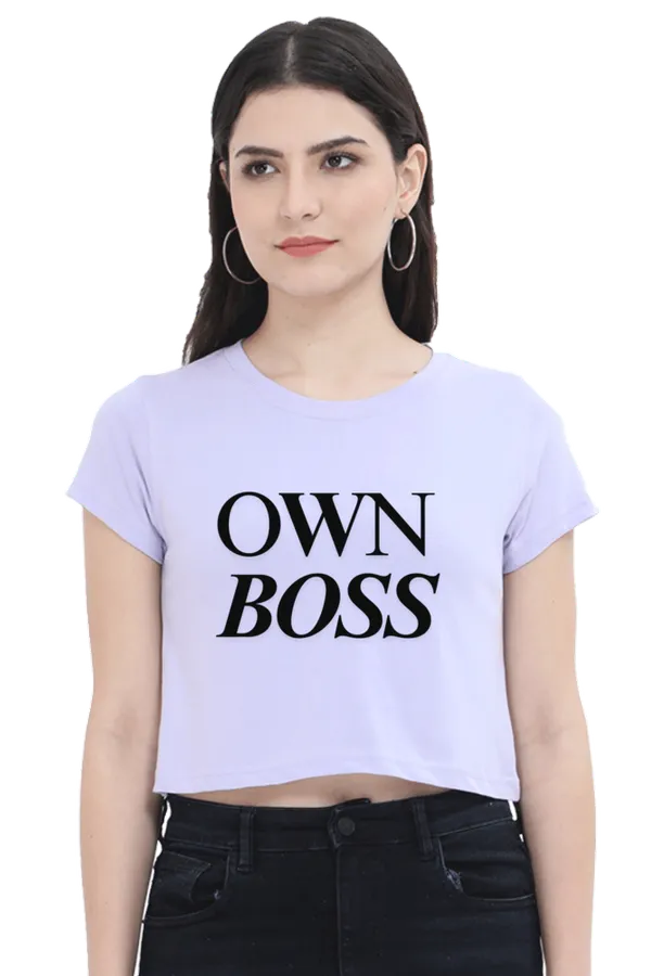 Lavender_Pure_Cotton_Womens_Premium_Crop_Top
