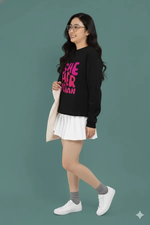 Black_Cotton_Blend_Womens_Premium_Sweatshirt