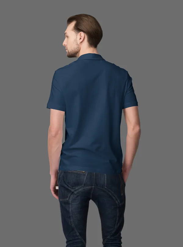 Navy_Blue_Pure_Cotton_Mens_Premium_Plain_Polo_T-Shirt