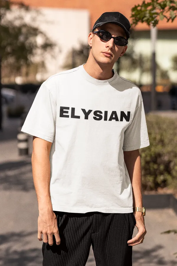 White_Pure_Cotton_Unisex_Oversized_Puff_Print_T-Shirt_|_Bold,_Trendy_&_Comfy