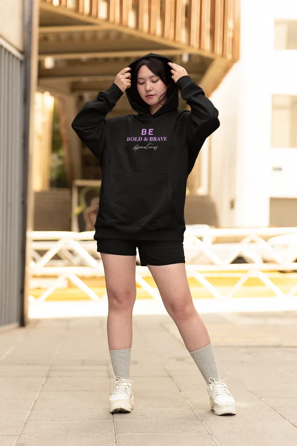 Black_Cotton_Blend_Womens_High-Class_Oversized_Hoodie