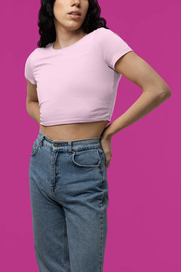 Light_Baby_Pink_Pure_Cotton_Womens_Plain_Crop_Top