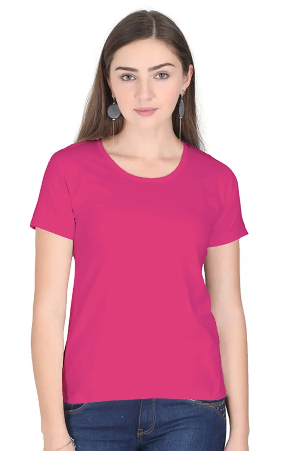 Pink_Pure_Cotton_Premium_Classic_Fit_Womens_T-Shirt