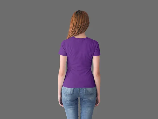 Purple_Pure_Cotton_Premium_Classic_Fit_Womens_T-Shirt