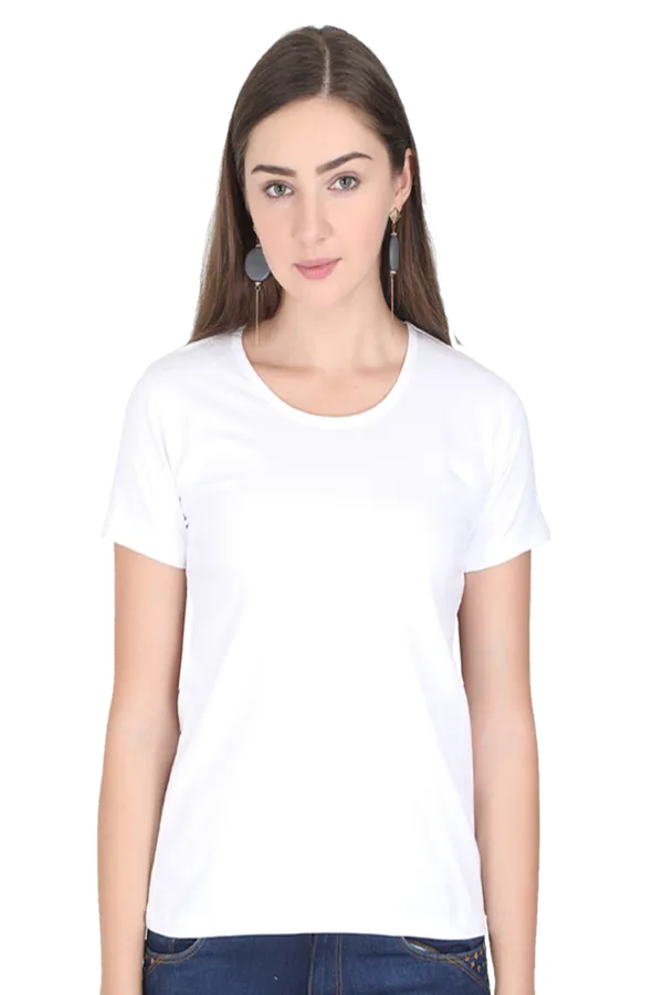 White_Pure_Cotton_Premium_Classic_Fit_Womens_T-Shirt