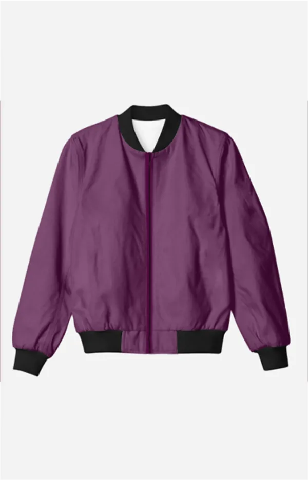 Purple_Soft,_Breathable_Fabric_Mens_Bomber_Jacket